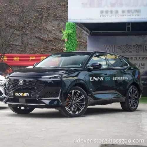 Ridever 2023 New Energy Changan Uni-K Idd 1.5t Long Range 135km Car Plug-in Hybrid SUV Electric Vehicle Fast Charge Battery Hyrid Used 2022 EV Car in Stock